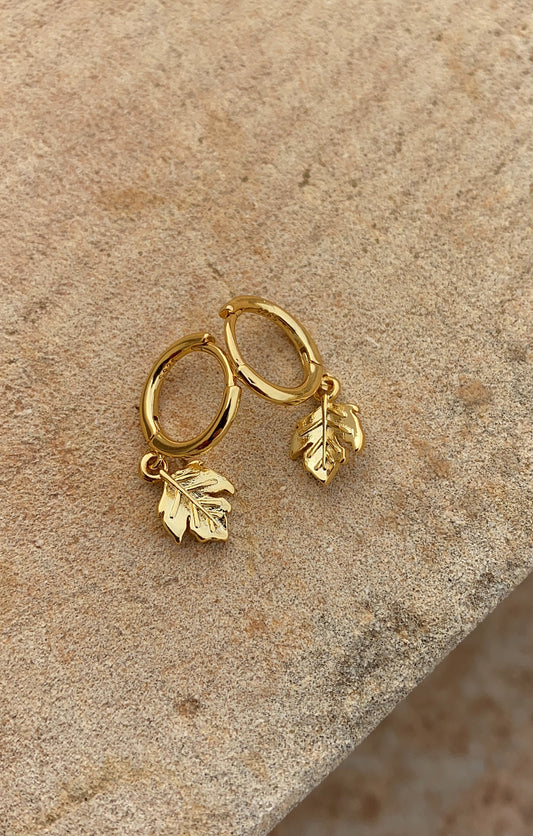 Ineż leaf earrings • NEW •